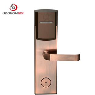 直销酒店刷卡锁 酒店刷卡锁 出租房IC卡感应门锁 鼎昊酒店锁五金