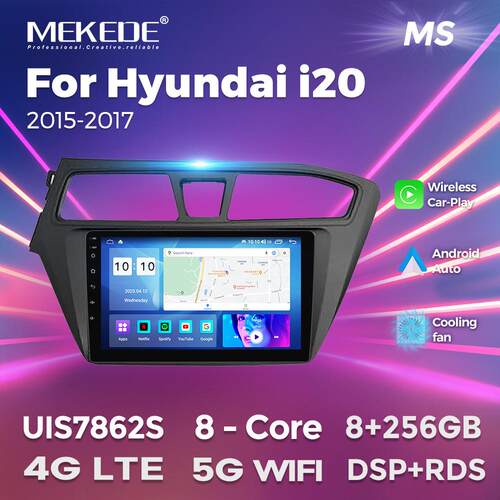 适用Hyundai I20 2015-2017现代I20左驾 右驾 大屏安卓车载导航仪