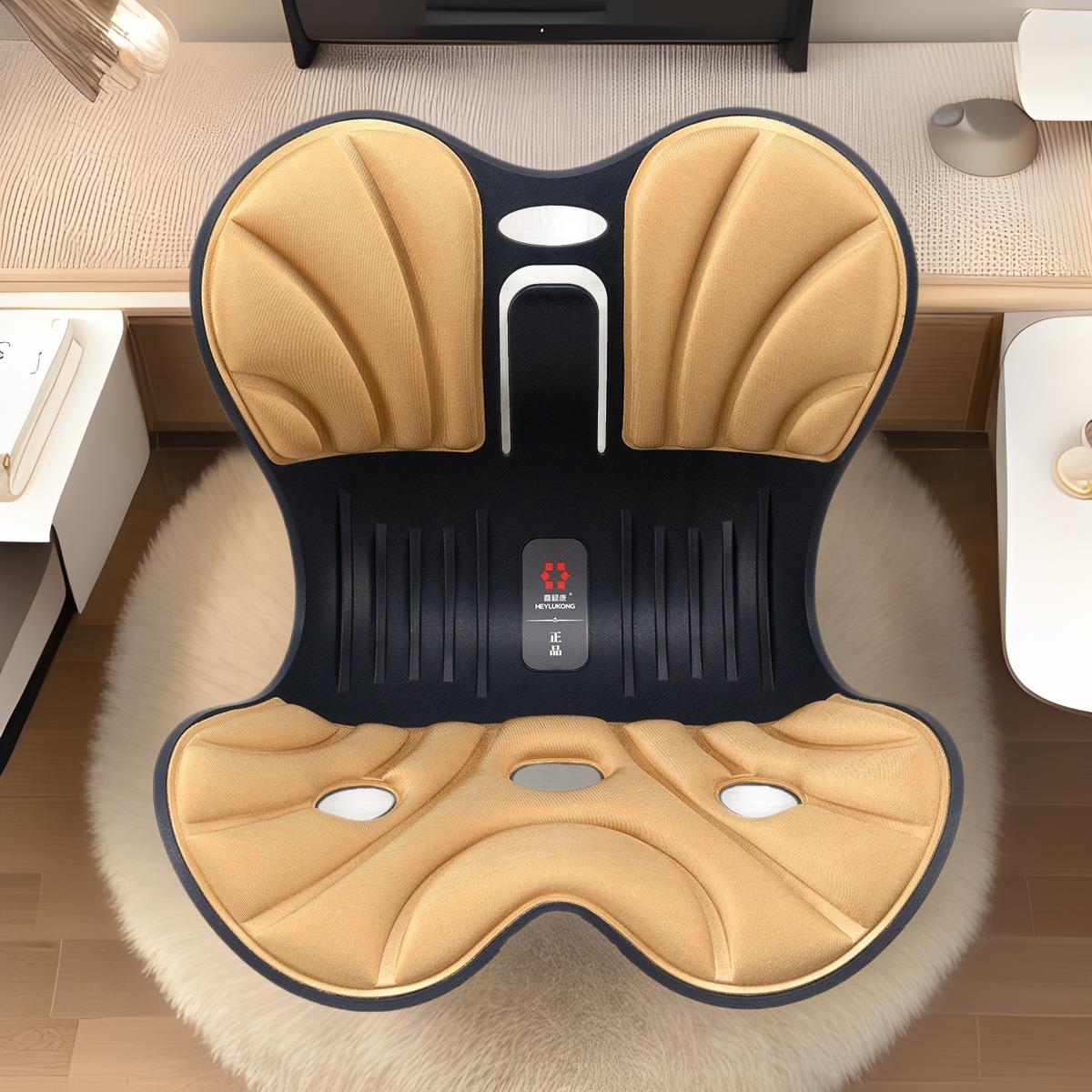 护腰坐姿椅久坐透气美臀矫正工学腰靠坐垫一体沙发司机加厚记忆棉