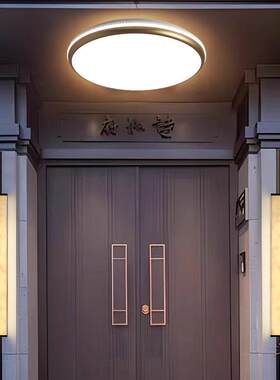 农村自建房屋檐阳台灯大门口庭院入户灯楼梯灯户外走廊过道吸顶灯