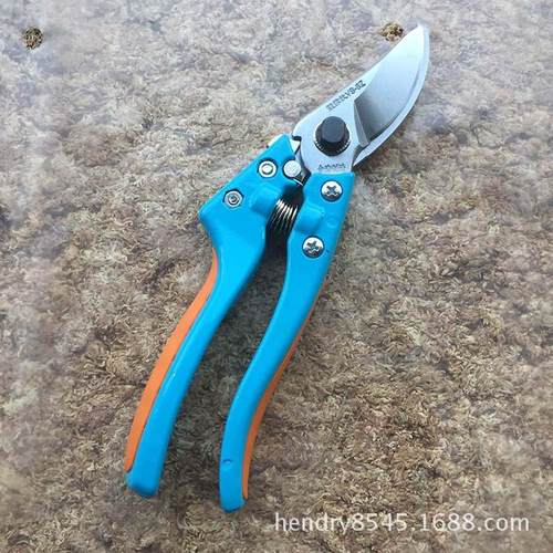 台湾-原装靓家伙VS-8Z蓝色手柄 园艺省力铝柄修枝剪 果树剪