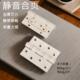 合页不锈钢加厚卧室静音白色合页免开槽厨房衣柜奶油风厚铰链