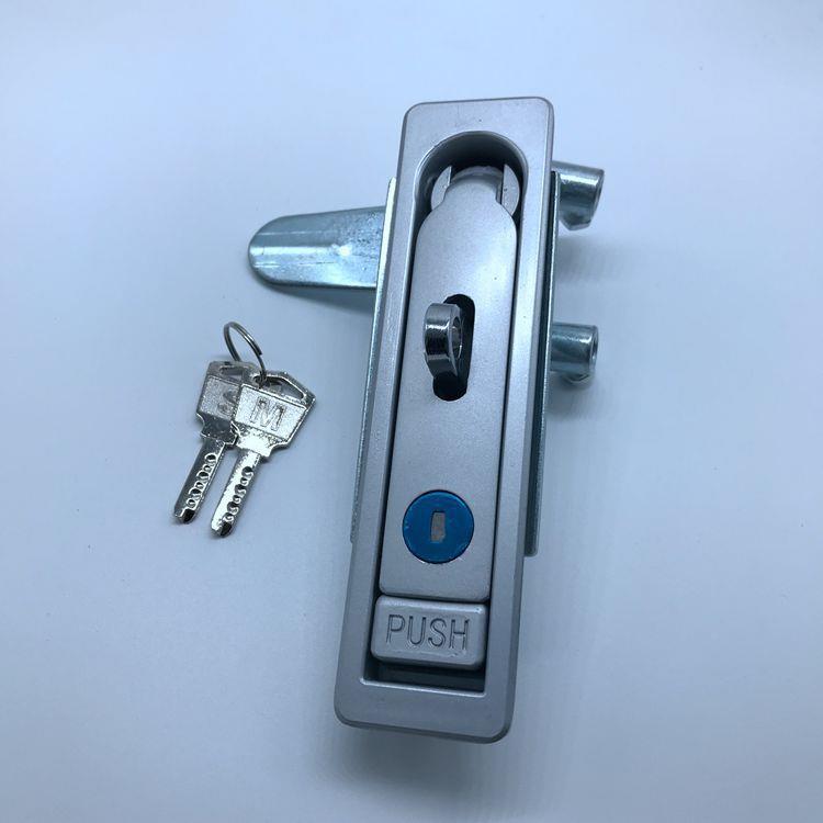 MS712带挂配三点钢栓平面锁，电柜门锁，配电柜门锁，机柜机箱锁