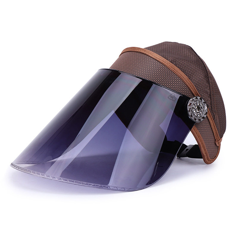 防晒遮脸面罩男女新款全脸太阳帽夏季骑车出行电动车遮阳帽子
