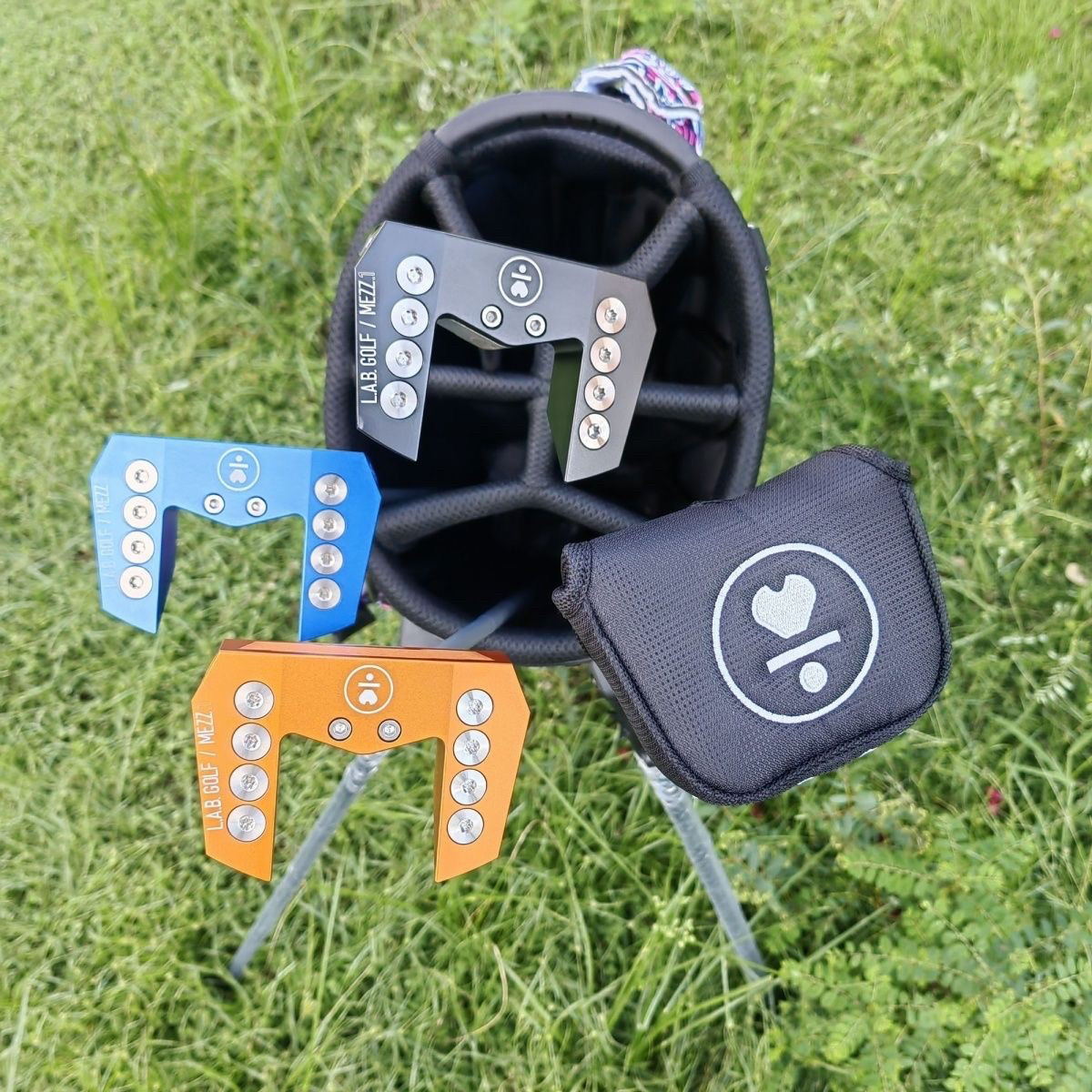 LAB GOLF MEZZ.1高尔夫男士推杆自动平衡杆面回正大黑牛推杆牛角