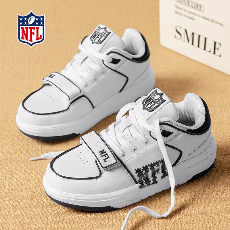 NFL男鞋2026新款春季高级感百搭白色板鞋学生运动休闲增高小白鞋