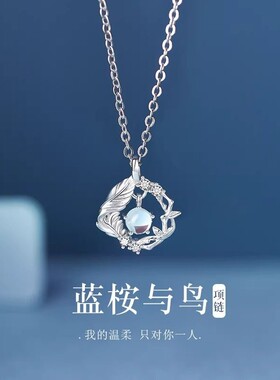 S999纯银项炼配饰女锁骨炼轻奢小众高级感纪念日生日礼物送女友