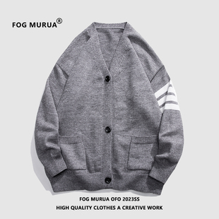 新款 FOG 毛衣外套男秋季 宽松痞帅针织衫 MURUA开衫 港风情侣毛线衣