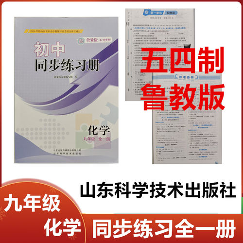 2026秋五四制鲁教版初中同步练习册化学九年级全一册山东科学技术出版社54制初四9年级化学同步练习册上册下册配鲁教版