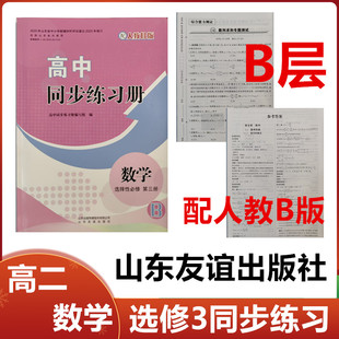 2025秋B层配人教B版高中同步练习册数学选择性必修第三册山东友谊出版社高二数学选修三同步练习册配人教B版B层级