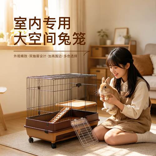 大号兔别墅兔笼子家用