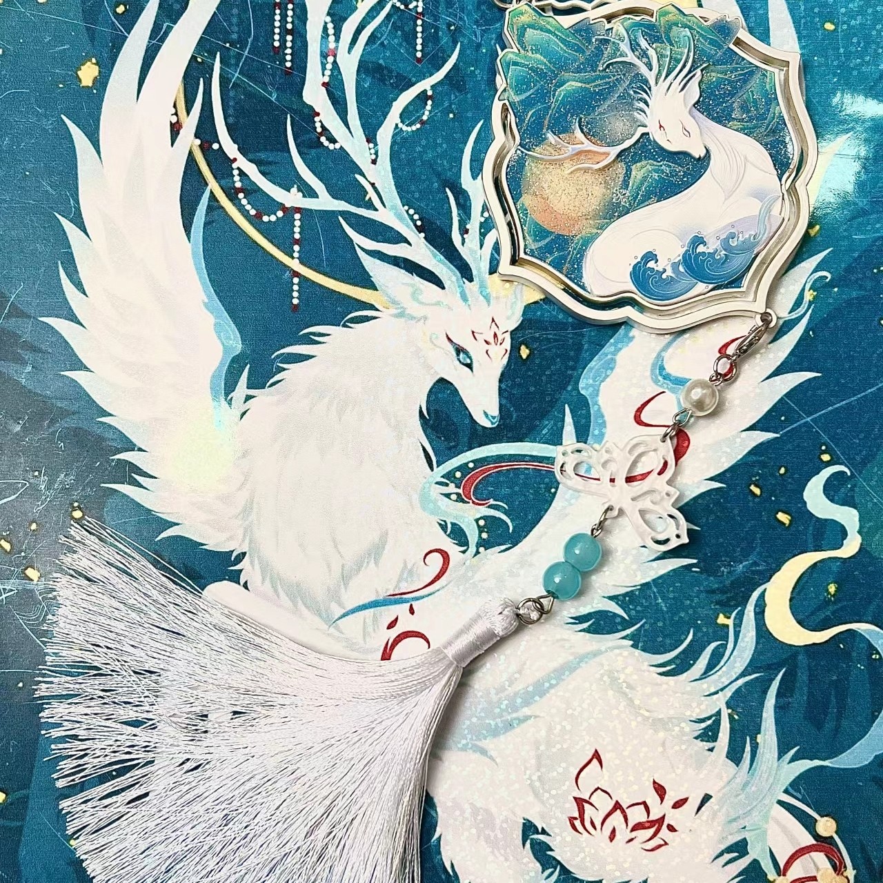 keep奖牌祥瑞福泽奖牌白泽奖牌神兽瑞兽祈福敦煌汉服配饰全新现货