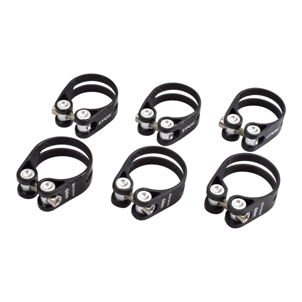 超轻14g碳纤维公路自行车坐管夹 31.8mm 34.9mm山地车座杆夹束仔