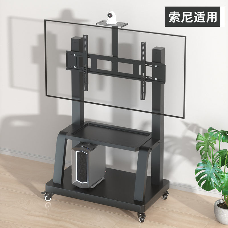 电视机可移动型支架子落地式带轮推车适用索尼55 65 75 85寸挂架
