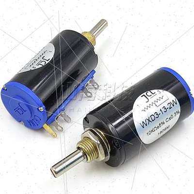 精密多圈电位器 WXD3-13 2W 10K 可调电阻 10圈 线绕调速电位器
