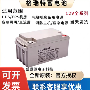 CH.GREAT格瑞特蓄电池6-FM-40(12V40AH120AH100AH65AH24AH7/6-GFM