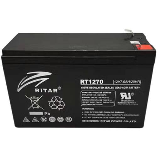RITAR瑞达RT1270蓄电池12V7AH通力迅达电梯平层应急电源备用电池