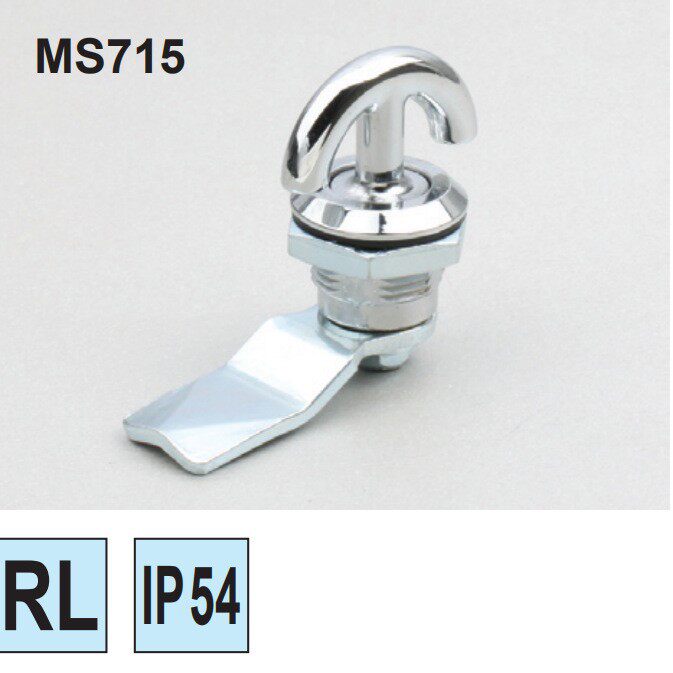 工业柜门锁圆柱锁回转直角锁