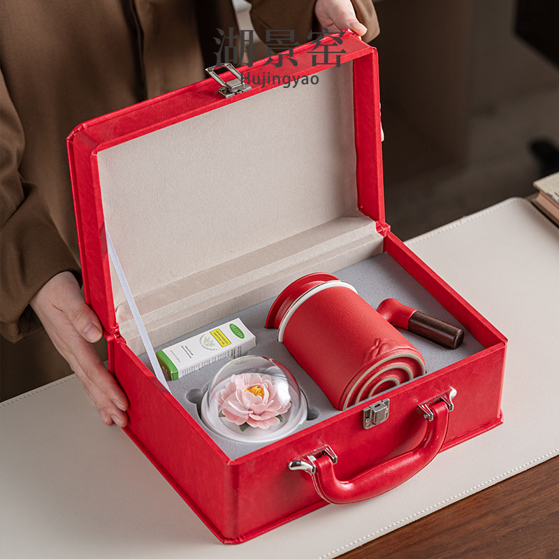 湖景窑瓷花香薰高档开业活动礼品