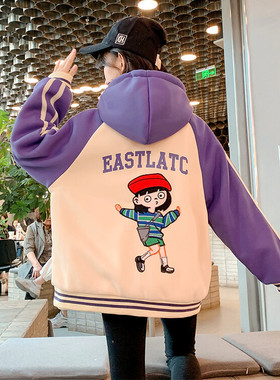 圆领B类春秋女卡通动漫普通外套