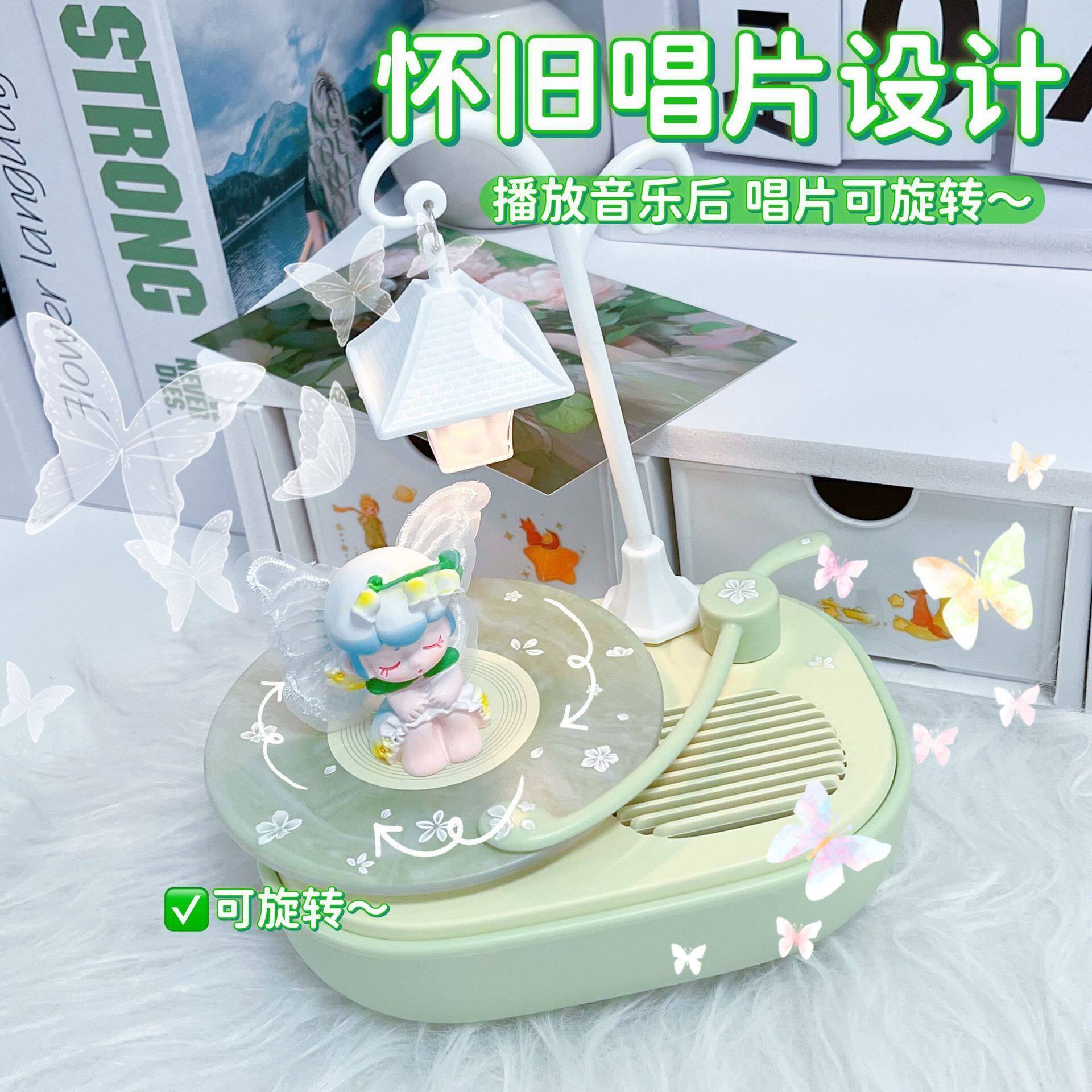 钢琴家蓝牙音响桌面氛围灯摆件高颜值礼品定制高音质低音炮小音箱