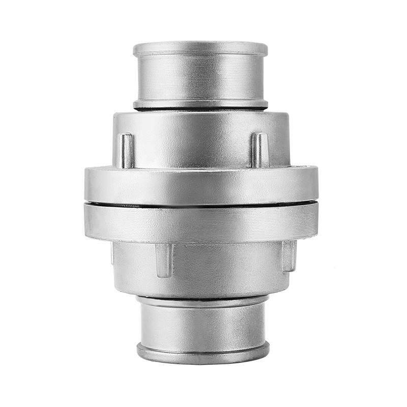 消防水配带水接头1519165管水带件水龙带2寸2接.5寸异径转换接口