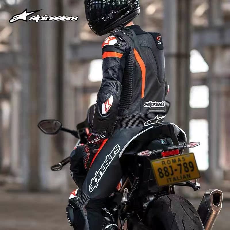A星alpinestars专业赛道连体皮衣GP IGNITION防摔骑行服机车服