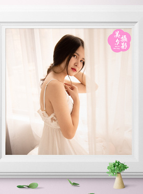 NIKON D810拍摄室内美女人像RAW原图PS后期修图调色练习素材