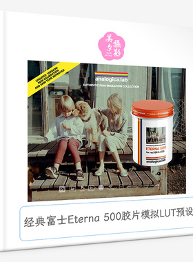 经典富士Eterna 500胶片模拟LUT预设Analogica Lab FujiFilm