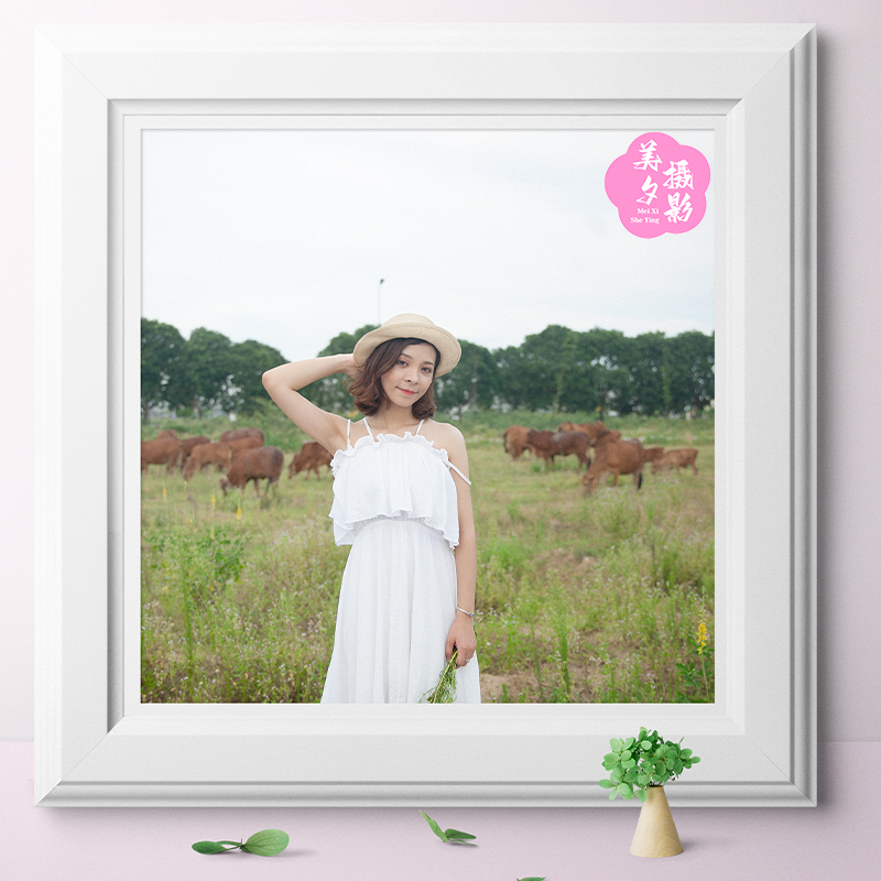 Canon EOS 5D拍摄户外美女人像RAW原图PS后期修图调色练习素材
