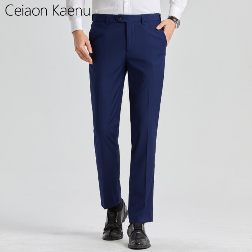 Ceiaon Kaenu男士西裤韩版商务正装西装裤男光面修身直筒休闲长裤