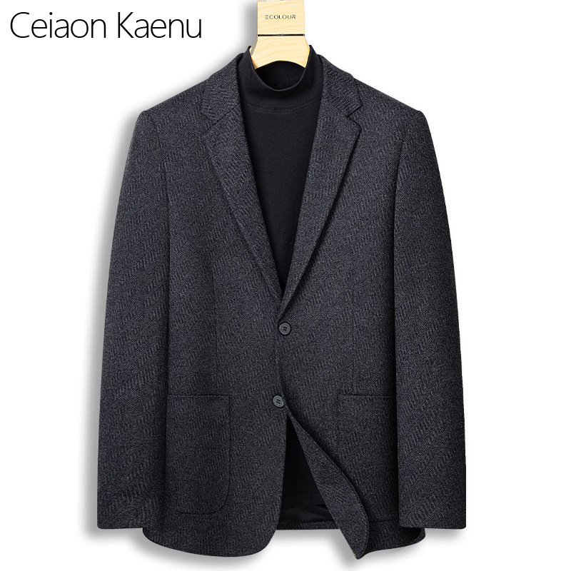 Ceiaon Kaenu春秋季休闲西装外套男士商务新款小西服男款上衣修身