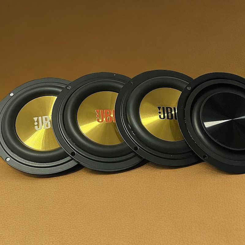 【原创】美国4英寸低音炮CD纹支架振膜辐射器被动盆diy音响喇叭低