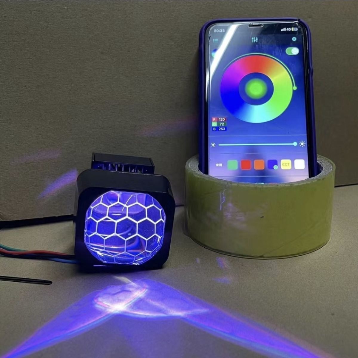 1.5双光LED蜂窝透镜矩阵