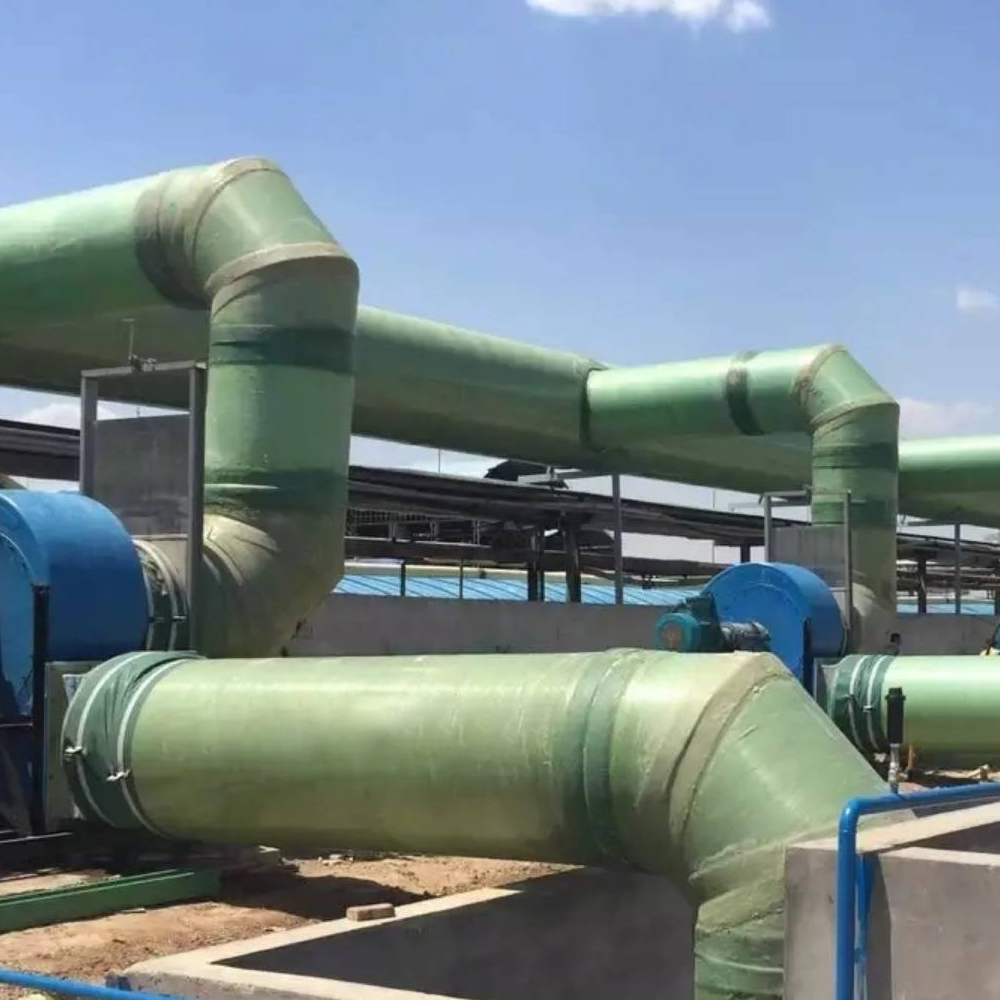 精品 玻璃钢纤维管道 夹砂管道 废气管道 FRP工艺管道  支持定制