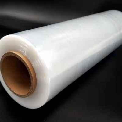 缠绕膜50厘米整箱大卷工业保鲜膜拉伸膜塑料薄膜保护膜包装膜自粘