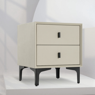 现代简约双屉收纳家用床头柜 XG2303