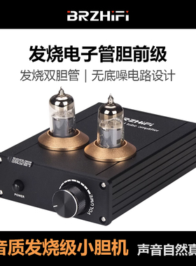 胆前级高音质发烧级小胆机前置音频放大器提升音质家用 PAP-6A2