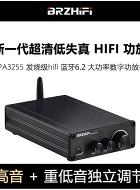 TPA3255 发烧级HIFI 蓝牙6.2 数字功放整机300W+300W LDAC