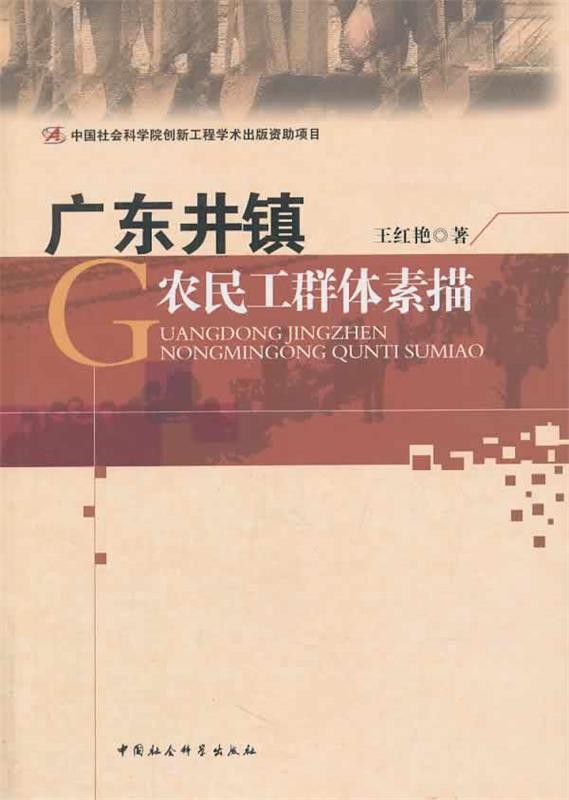 【文】 广东井镇农民工群体素描 9787516129234 中国社会科学出版社4