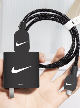 适用小米120W充电器保护套12PRO黑鲨5pro红米k50proNote11Pro小米13pro手机壳数据线防折断绕线硅胶印花新款