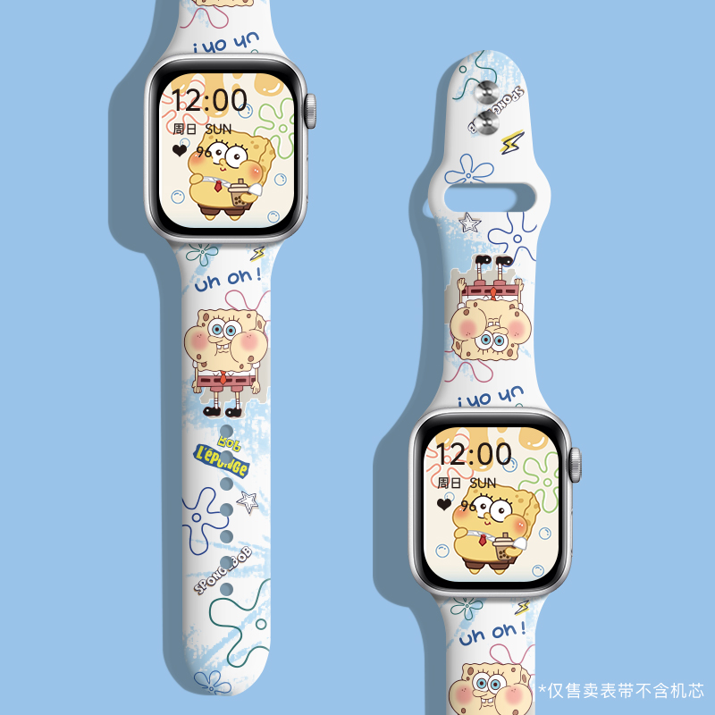 硅胶印花柔软舒适款表带