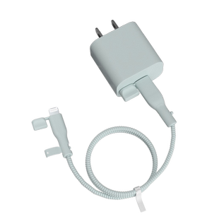 充电器保护套适用于20W苹果17pro数据线保护套iPhone17air数据线防尘套防折断缠绕绳iPad苹果16/15纯色手机壳