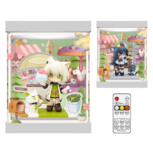 明日方舟 凯尔希&煌 来份甜点 手办主题展示盒