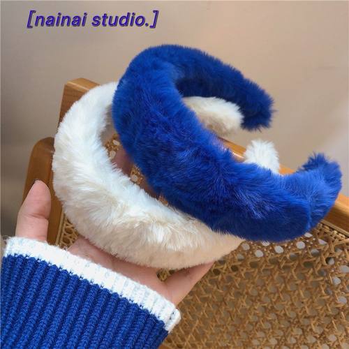 克莱因头箍桃向露毛绒绒发夹