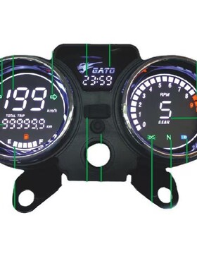 Gato 250cc太子摩托车数字总成ITALIKA DT150 FT125 SPORT