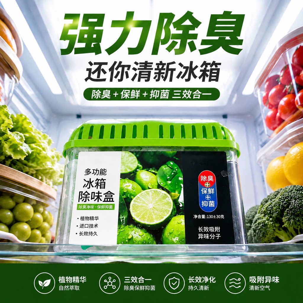 【除臭去味】冰箱除味剂清洁杀菌图片