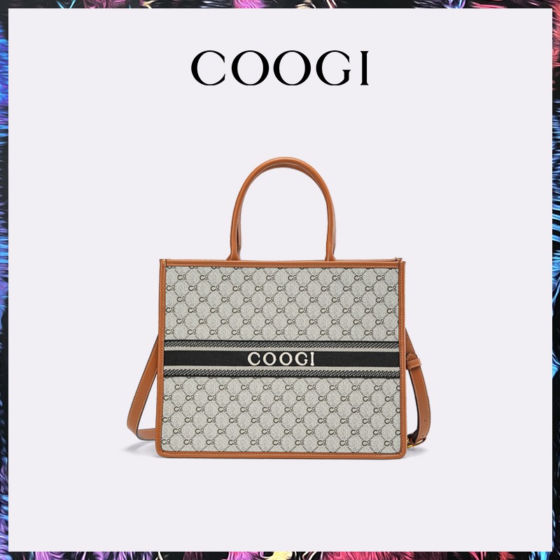 COOGI库奇大容量手提托特包