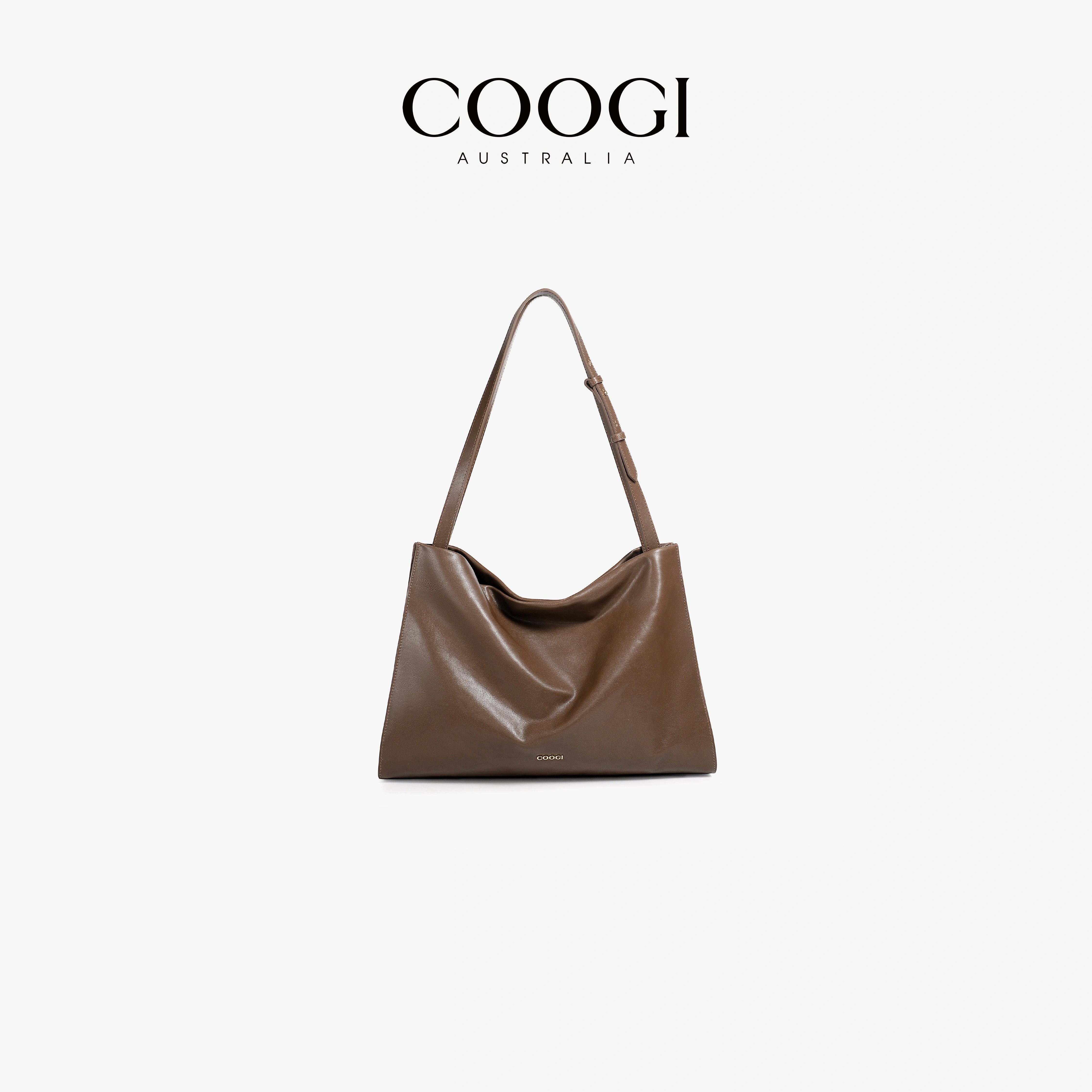 COOGI正品2025冬季新款女包韩版托特包软皮大容量轻便斜挎单肩包