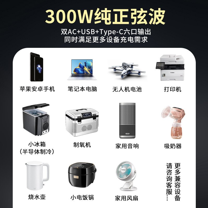 车载逆变转换器12v24v转220v大功率纯正弦波汽车电源充电器插座